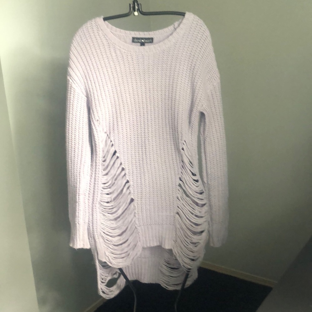 Lavender fashion sweater